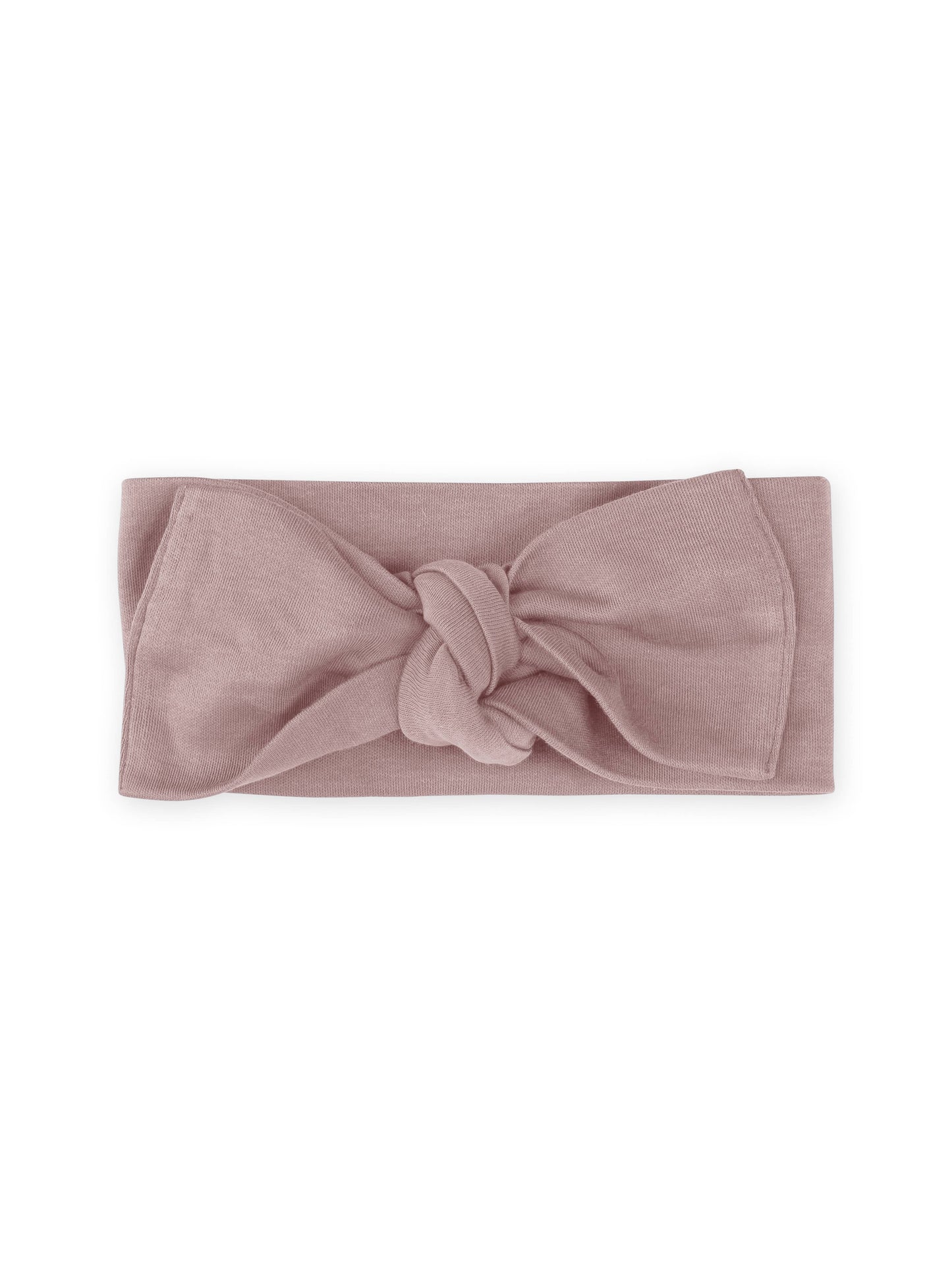 Organic Baby Knot Bow Wrap - Wisteria